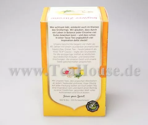 YOGI TEE - Ingwer Zitrone