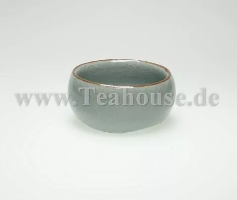 Oolong Teeschale - Celadon Craquele